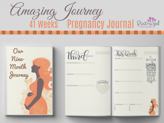 41 Week Amazing Journey Printable Pregnancy Journal – Pint-sized Treasures